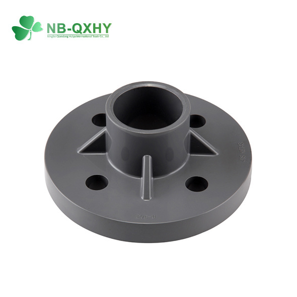 JIS PVC Flange UPVC Plastic Van Stone Flange China OEM Pn10 Pn16 Integral Flange