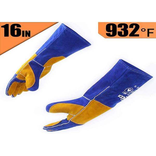Buy OEM / ODM Heat Resistant Work Gloves , Heat Resistant Welding Gloves at wholesale prices