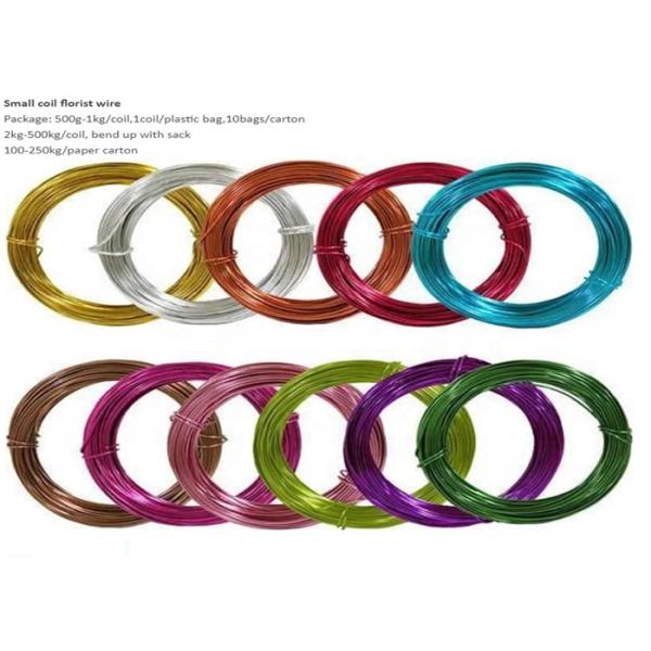 Bright Gold Color Small Coil Thin Painted Colored Steel Wire 0.4mm
