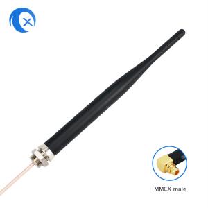 China Bulkhead Mount 3G 4G LTE Omni Antenna With Rg316 Cable MMCX Connector on sale