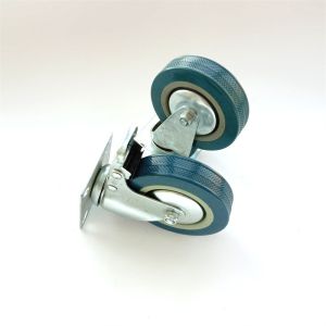 Grip Stem Mounting Type PP Light Duty Caster Wheels 3 Inch Wheel Size