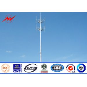 China Customized 100 FT Galvanized Mono Pole Tower for Communication Distribution on sale