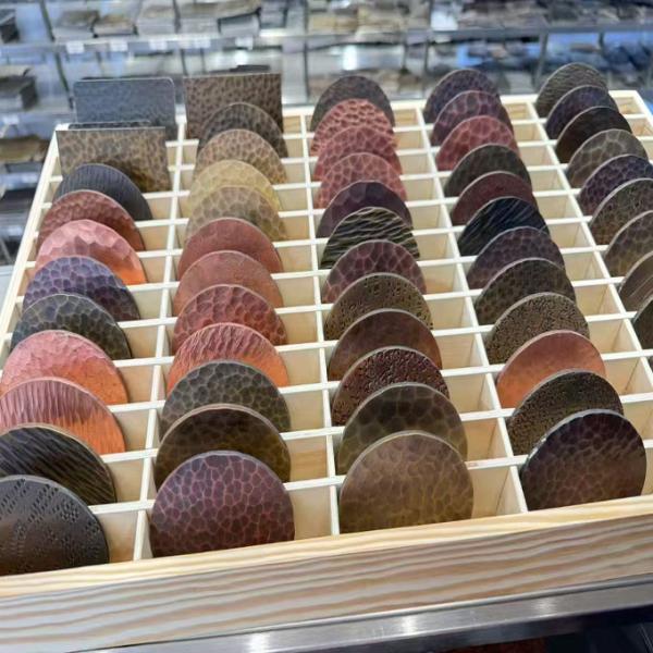 Buy Handmade Hammer Pattern Stainless Steel Sheet For Art Design at wholesale prices