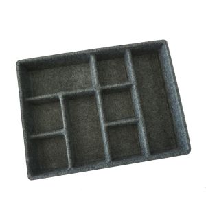 Silverware Recycled Felt Jewelry Organizer Custom 40*30*6cm