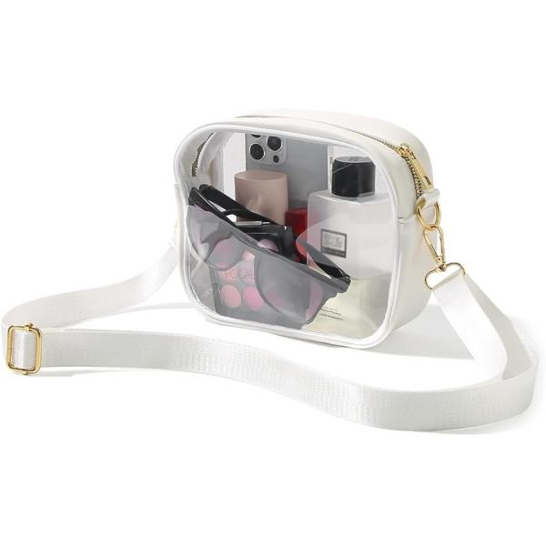 Durable Soft Ecofriendly Clear Waterproof Large Crossbody Bag With Handle