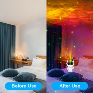 Kids Birthday Night Light Projector , Ceiling Galaxy Star Projector Astronaut