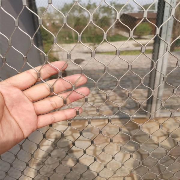 Buy Good Flexibility 4mm Stainless Steel Wire Rope Mesh Safety Protection at wholesale prices