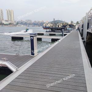 China Low Maintenance Modular Aluminum Alloy Floating Docks Marina Floating Walkway Pontoon on sale