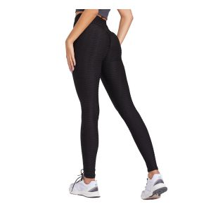 China Squatproof Cotton Nylon Spandex Yoga Pants Slimming Gym Leggings on sale