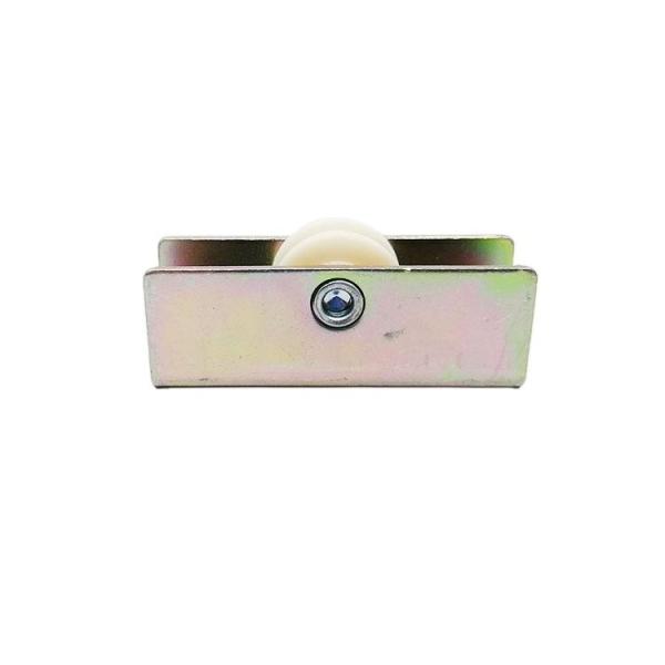 Buy Door Hardware Zinc Plated Iron Roller U Groove Steel Sliding Door Wheels for Doos and windows at wholesale prices