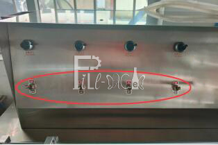 Semi Automatic Stand Up Pouch Water Filling Machine Desktop 10 Nozzles Juice Milk