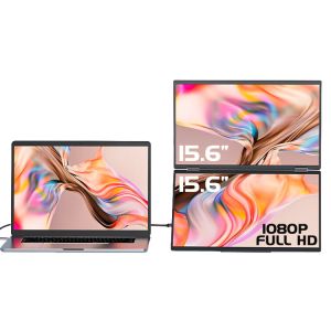 15.6 Inch Full HD 1920*1080 IPS Display Extender Type C Interface Laptop Triple