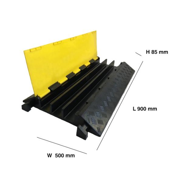 Flexible 17 Kg Truss Accessories , Rubber Cable Ramp SGS Certification