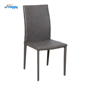 Contemporary Modern Leather Side Chair Customized For Dining Room Dc-7511