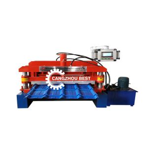 PPGI GI Roof Tile Roll Forming Machine