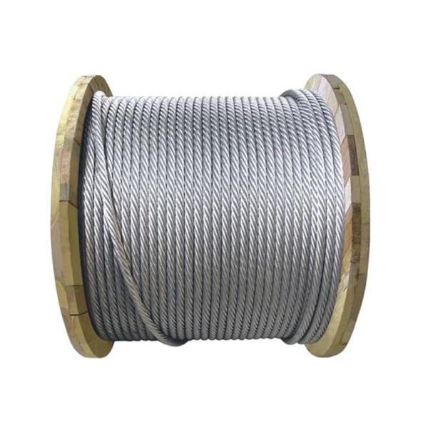 Decoiling Non-Alloy Galvanized Steel Wire Rope 6*12 6*7 6*19*6*37 with Non-Alloy