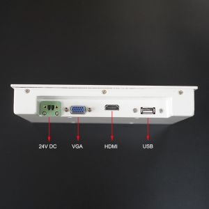 Shockproof Embedded Capacitive Touchscreen Monitor 7 Inch Aluminum Alloy