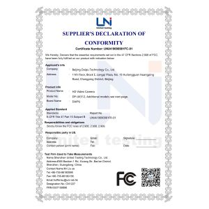 Beijing Daipu Technology Co., Ltd. Certifications