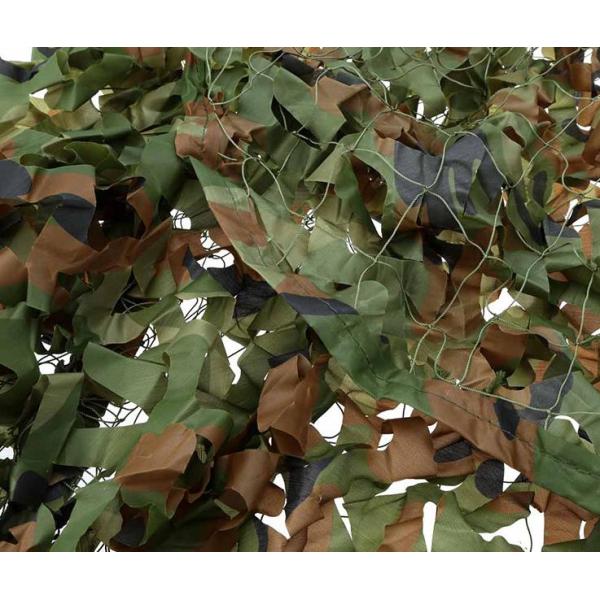 100% Polyester Army Camouflage Netting With Oxford Polyester 150D Material