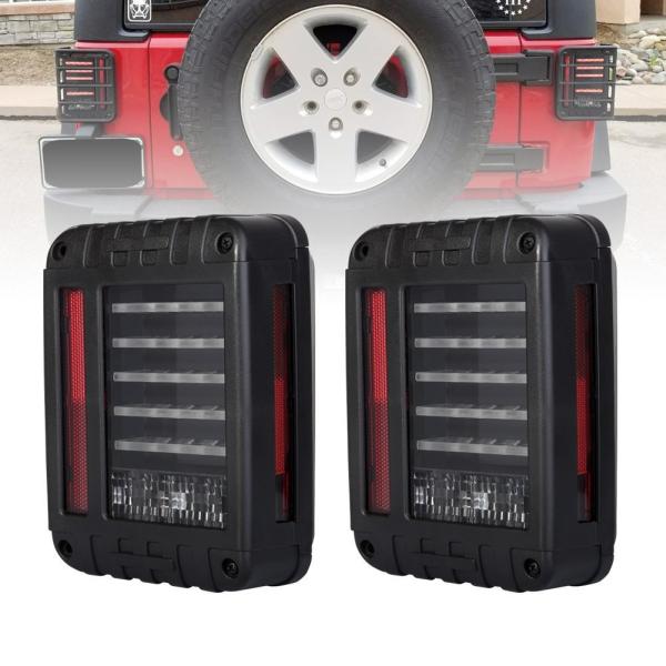 07-15 US Jeep Wrangler JK LED Brake Tail Lights Rear Signal Reverse Lamps for