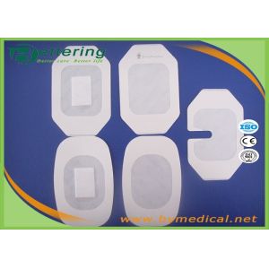 Paper frame shape sterile permeable transparent PU IV Cannula Dressing
