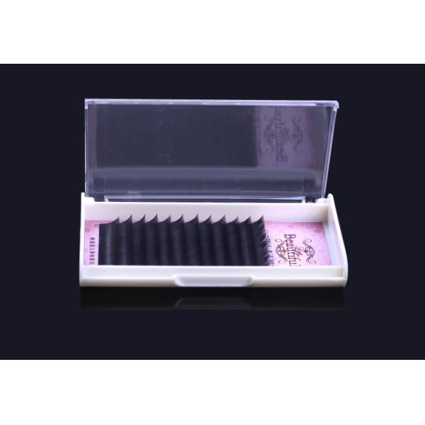 Individual Natural False Eyelashes Long Lasting False Eyelashes J / B / C / D Curl