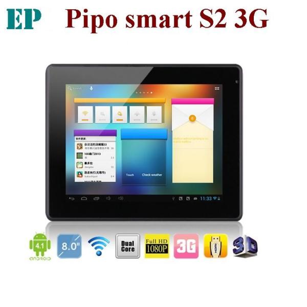 Buy 8" Pipo S2 3G tablet pc RK3066 dual core 1.6GHz Android 4.1 1gb ram 16GB nand flash  at wholesale prices