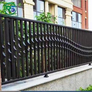 Residential Durable Contemporary Aluminum Fence PVDF Powder Coating Multiple