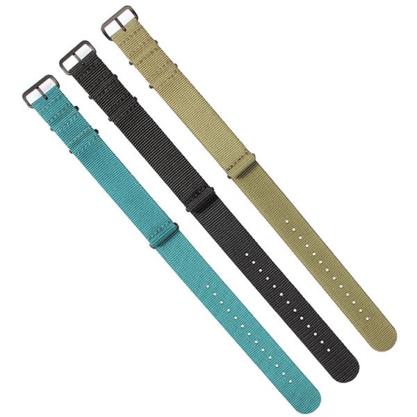 24mm Nylon Velcro Watch Straps With Plating Hardwares