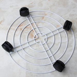 40KG 10 Inch Metal Cast Iron Plant Caddy