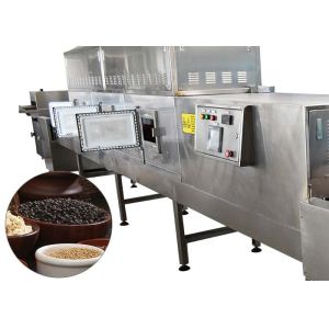 Quality Automatic 120KW Spice Sterilization Machine Microwave Frequency Easy Control for sale