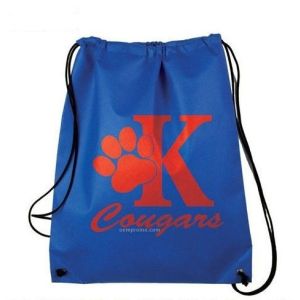 Eco friendly 210D Personalized Drawstring Backpacks with Customized Logo Printed