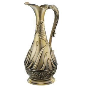 Stainless steel metal flower pot and vases