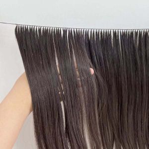 Feather weft hair extensions best solution for thin hair