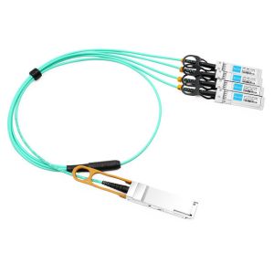 QSFP-4SFP-AOC25M 25m (82ft) 40G QSFP+ to Four 10G SFP+ Active Optical Breakout