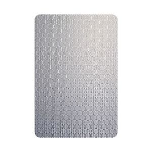 China Silver Polish Embossed Stainless Steel Sheet 201 Plate on sale