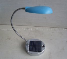 8LED solar desk lamp