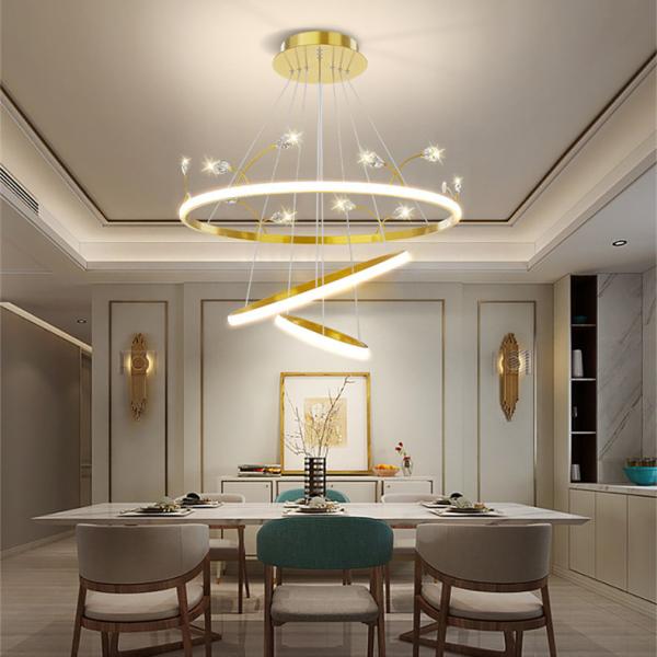 LED Epistar Fancy Modern Crystal Pendant Light Apartment Decorative