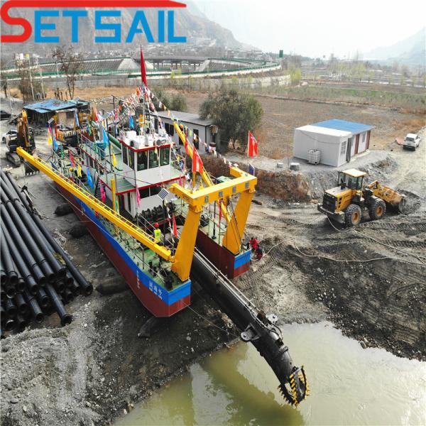 Anchor Boom Sand Pump 20inch Cutter Suction Dredger for River