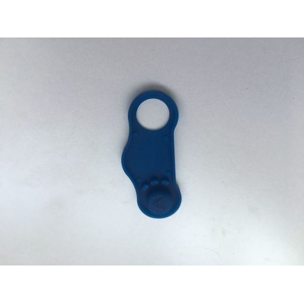 Blue Molded Rubber Parts For High Molecular Weight Chlorinated Aromatic