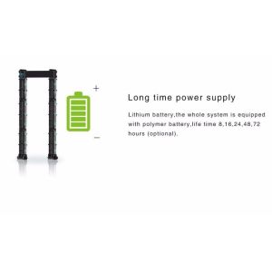 Lightweight Portable Metal Detector APP Control Touch Screen For Sport Event