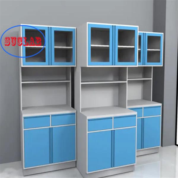 Buy 110 Degree Hinge Full Steel Hospital Clinic Furniture Disposal  Work Benches  with Three Section Slider at wholesale prices