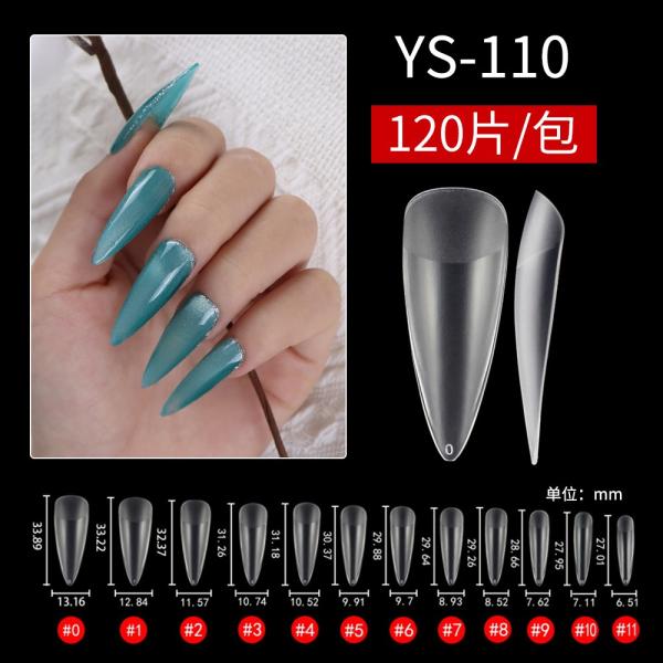 Wholesale120pcs 240pcs 550pcs Soft Gel Nail Tips Coffin Almound Artificial False Nails French Style extra Long c Curve Nail Tips