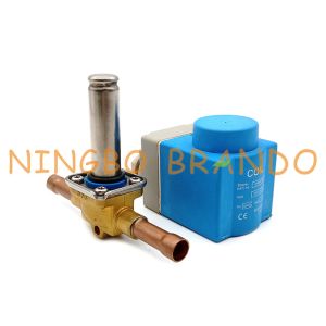 China 032L1212 EVR 6 3/8'' Inch Soleder Refrigeration Solenoid Valve on sale