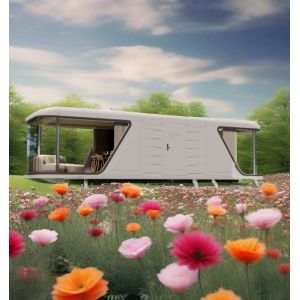 Customizable Space Capsule House Unique Design Various Applications Interior