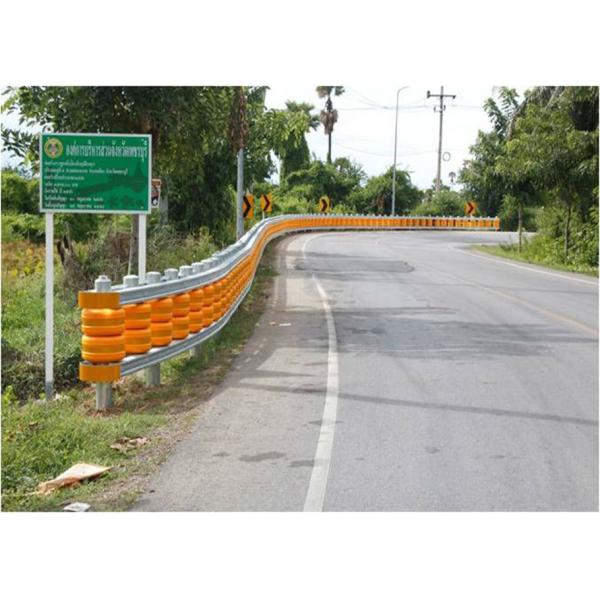 Buy Rolling System Plastic Road Traffic Roller Guardrail Safety Roller Barrier at wholesale prices