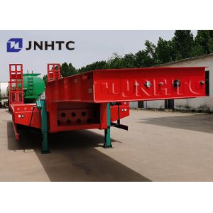 3 Axles Gooseneck Low Bed Semi Trailer Customizable