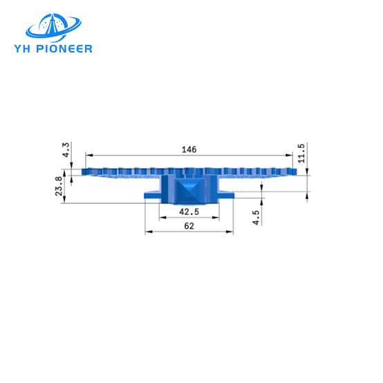 Heavy Duty Toothed Conveyor Chain Plate Stainless Steel For Automation Solutions