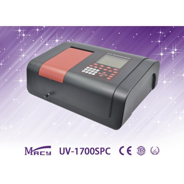 6 Inch LCD Display Dual Beam Spectrophotometer , Benzene Spectrophotometer