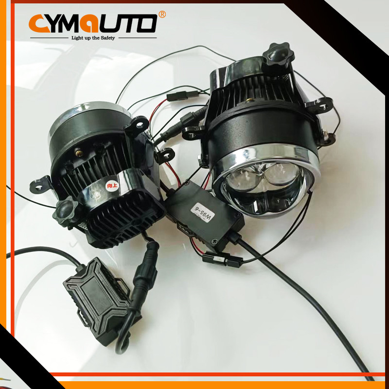 LED Bi Xenon Fog Light Projector Waterproof Dual Laser Fog Lamp Projector